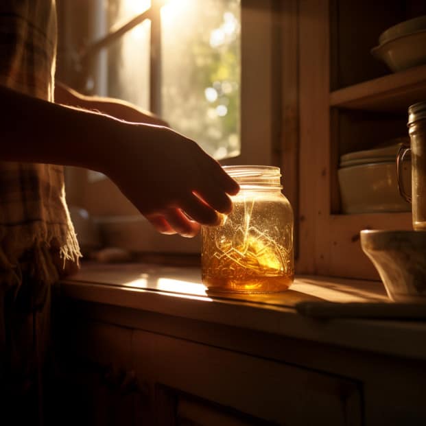 How to open a stuck honey jar