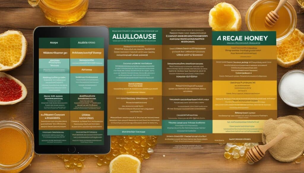 Allulose vs honey nutrition