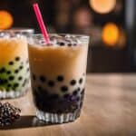 Crystal boba with fruit juice