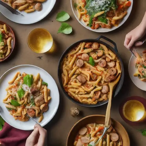 Chicken Sausage Pasta