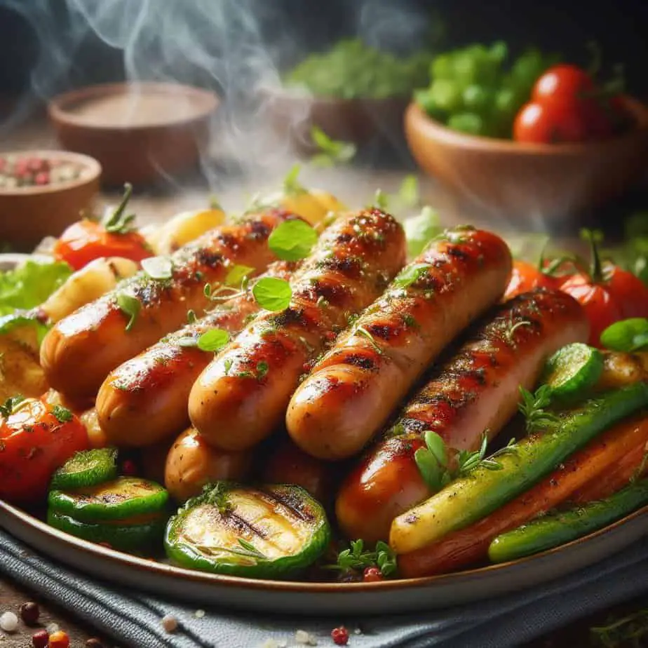 Reduced Calorie Chicken Sausage Option