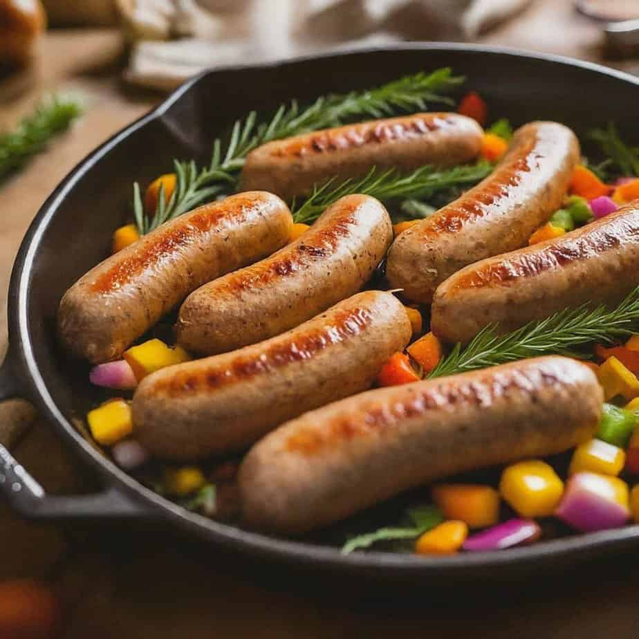 Rosemary and chicken sausage