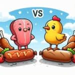 Beef vs. Chicken sausage