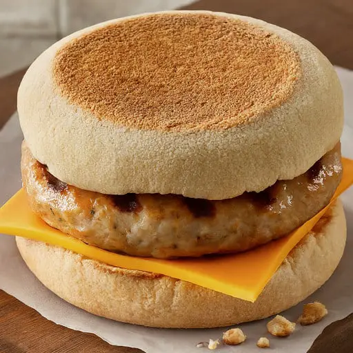 Chicken sausage mcmuffin