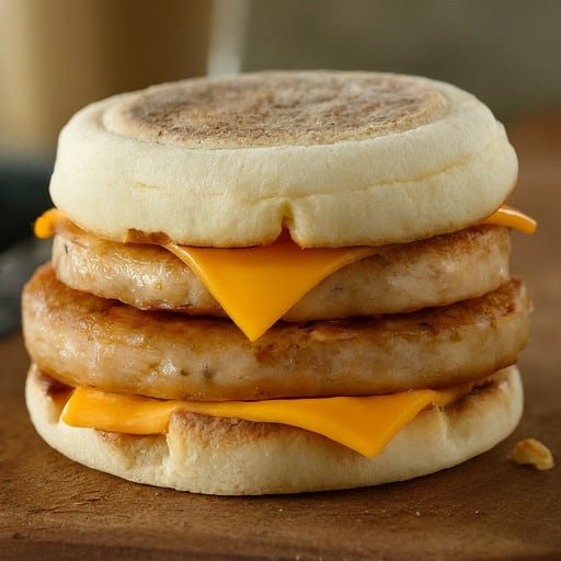 Chicken sausage mcmuffin