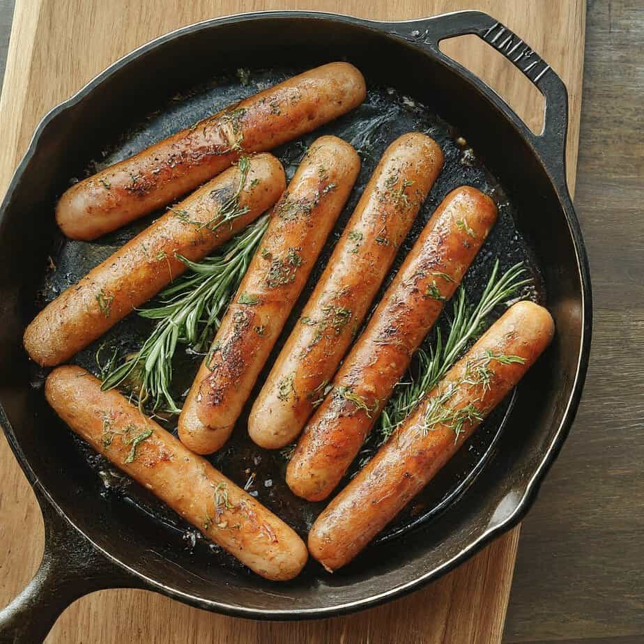 Broiled chicken sausage 3