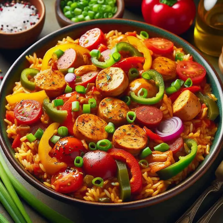 chicken sausage jambalaya recipe