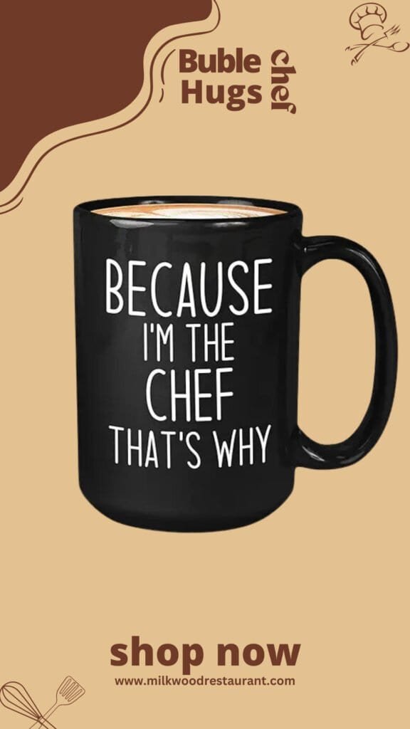 Chef coffee mug 15oz black - because i'm the chef - funny cooking cook kitchen food delicious meals culinary artist cuisinier gourmet foodies