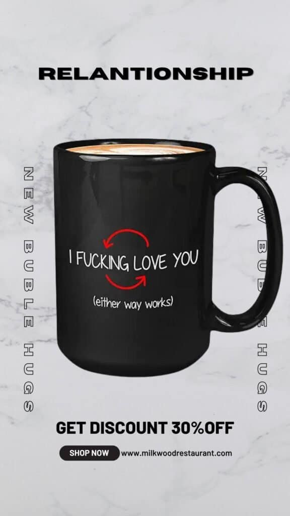 Bubble hugs relationship black coffee mug 15oz - i ing love you - either way works naughty anniversary for him boyfriend girlfriend