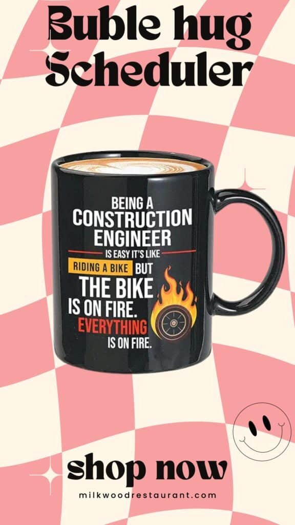 Sarcastic funny coffee mug 11oz black - being a construction engineer is easy it's like riding a bike - for contractor maintanance mechanic scheduler unique idea