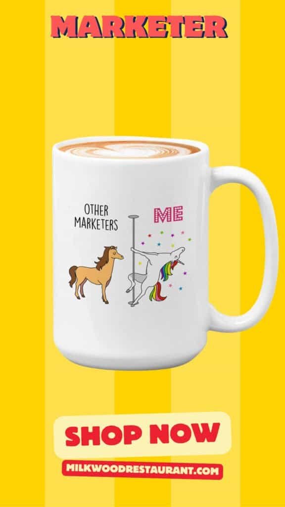 Marketer mug