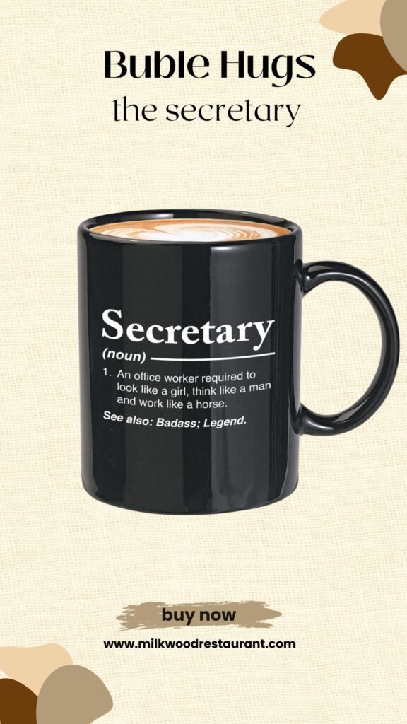 Bubble hugs secretary mug white 11oz - secretary by day - secretary halloween employee office worker coworkers