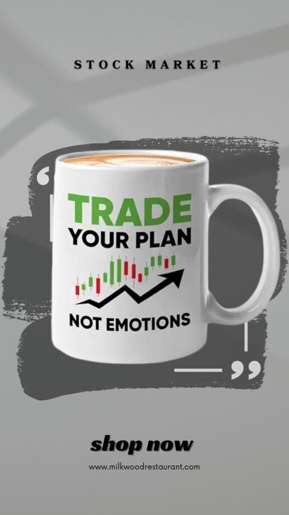 Stock trader coffee mug 11oz white - trade your plan - businessman analyst business women financial advisor men trading stock market profit investor