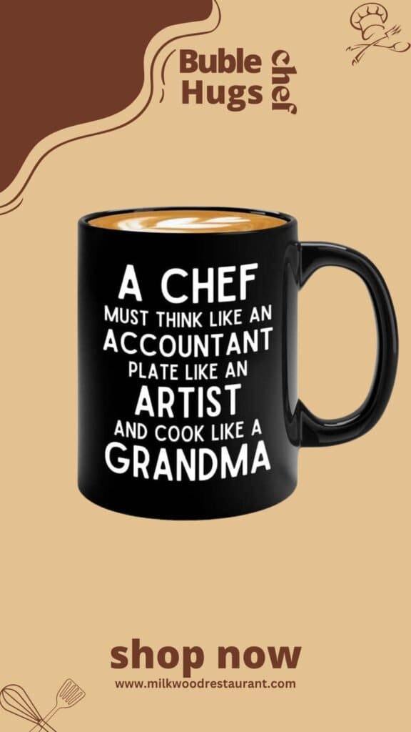 Funny chef coffee mug 11oz black - chef artist and cook grandma - cooking kitchen culinary baker apron food restaurant