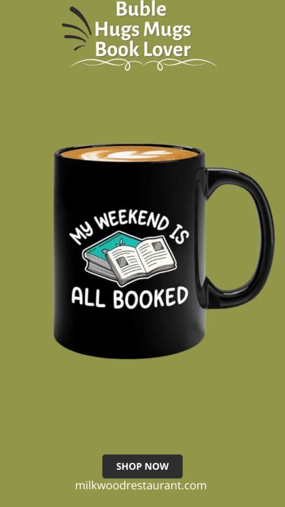 Book lover coffee mug 11oz black - my weekend is - literary writer bookworm student college booked teacher author editor librarian