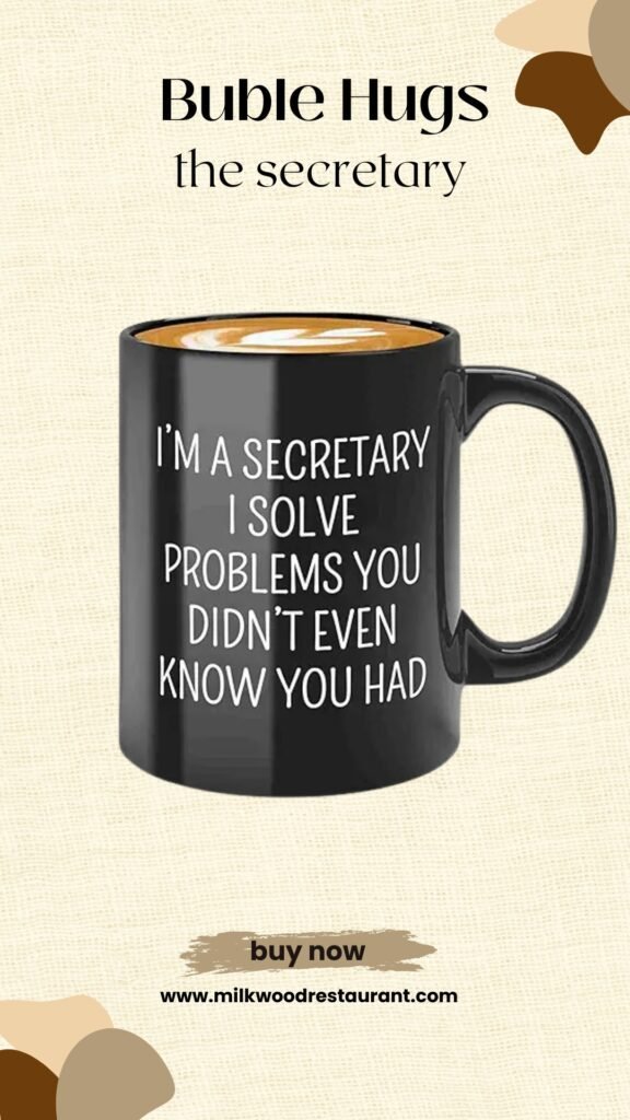 Secretary coffee mug 11oz black -solve problems - funny administrator and secretary gifts assistant administrative workers retirement office