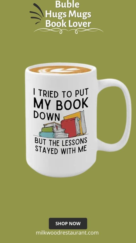 Book lover coffee mug 15oz white - lessons - book lover reader bibiophile bookworm bookman librarian romance fiction linguist reviewer