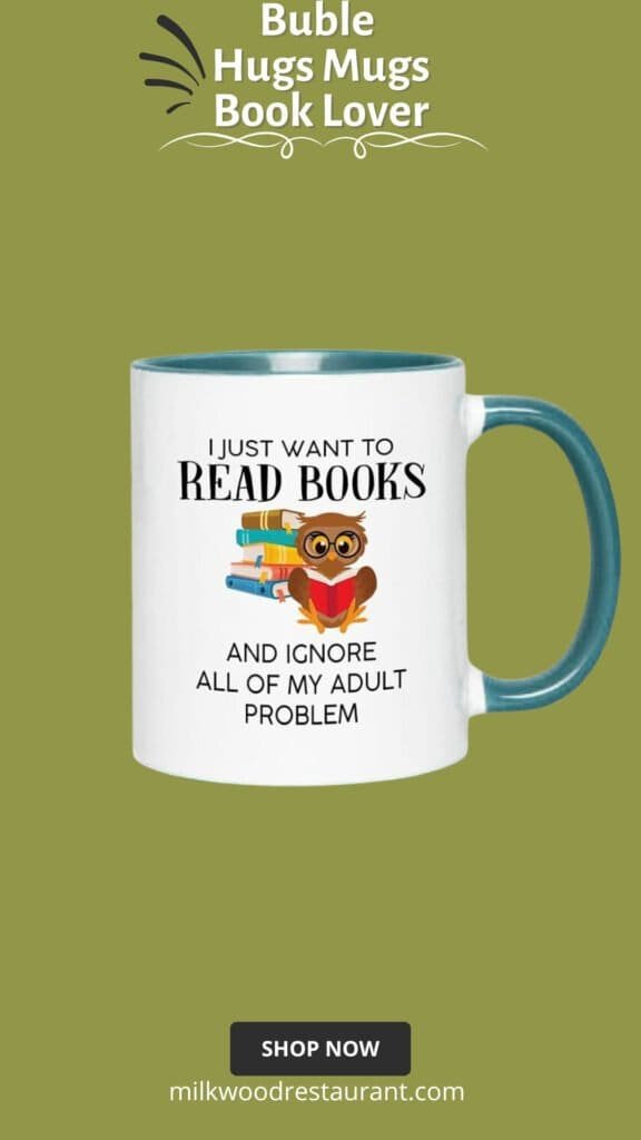 Book lover two tone green edition coffee mug 11oz - read books - funny book lover reader novelist fiction romance writer favorite library day librarian gift