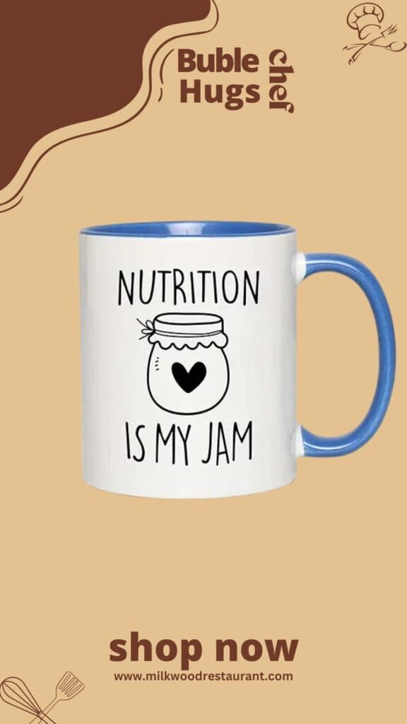 Bubble hugs dietitian 2tone blue mug 11oz - nutrition is my jam - nutritionist foodies vegan vegetables chef cook vegeterian consultant dietician diet plan