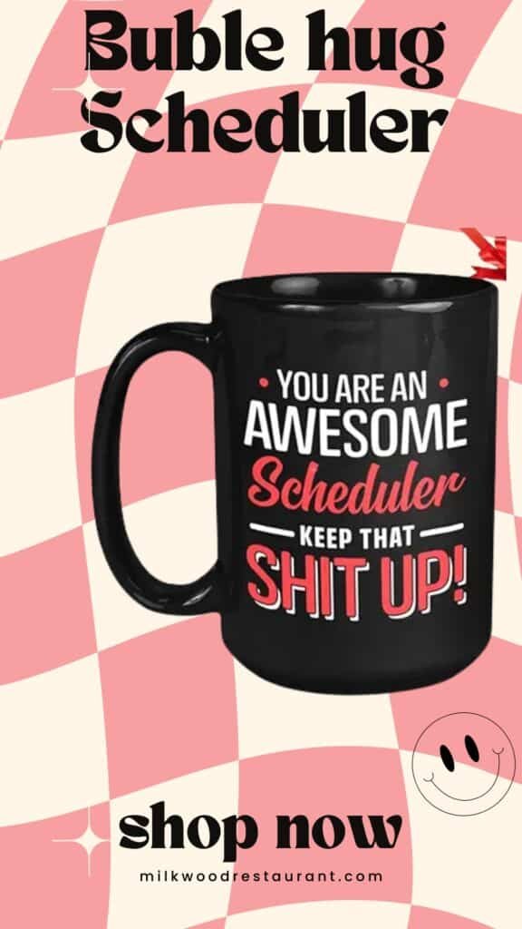 Scheduler coffee mug - you are an awesome scheduler keep that up - job profession occupation wor funny unique confident confidence work dream