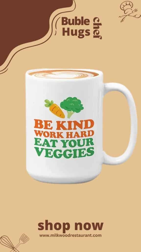 Bubble hugs dietitian coffee mug 15oz white - be kind eat your veggies a - nutritionist foodies vegan vegetables chef cook vegeterian consultant dietician diet plan