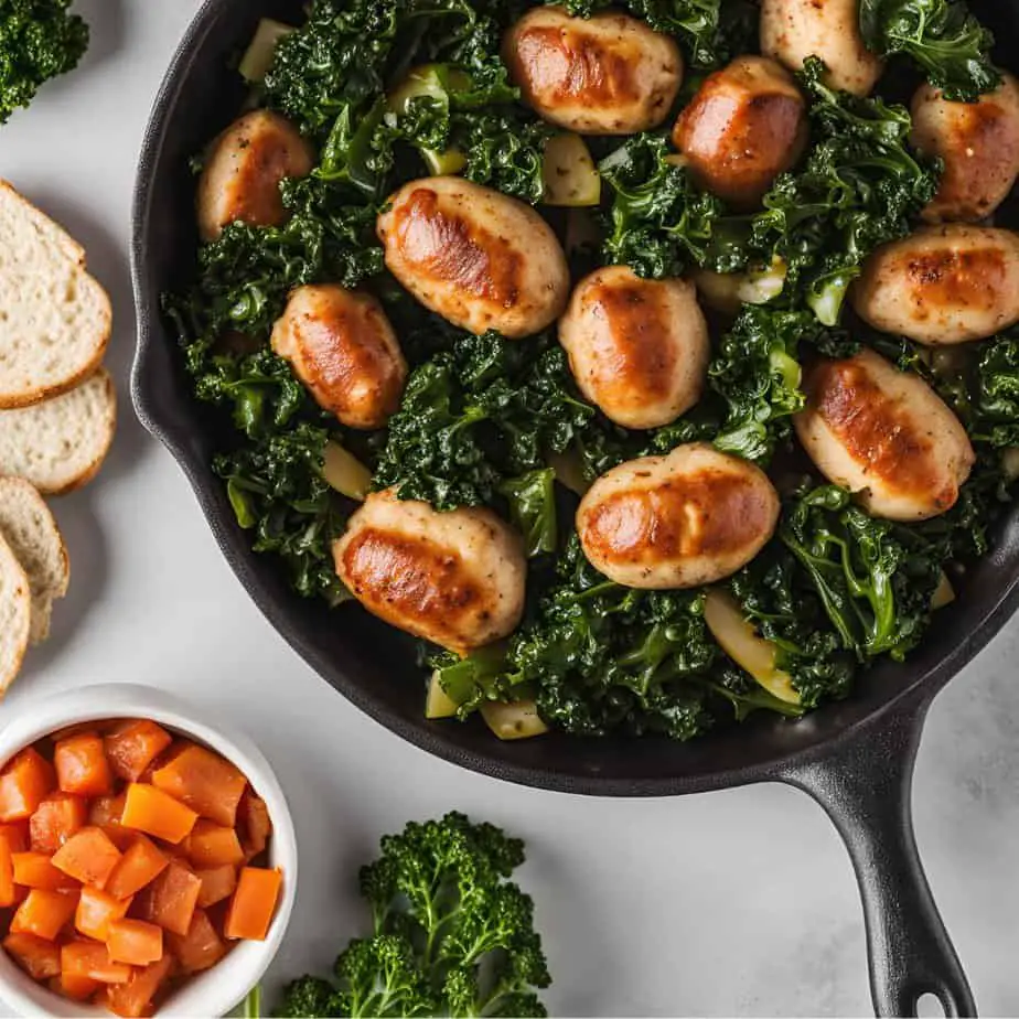 Enjoy Healthy Meals with Greenwise Chicken Sausage and Kale