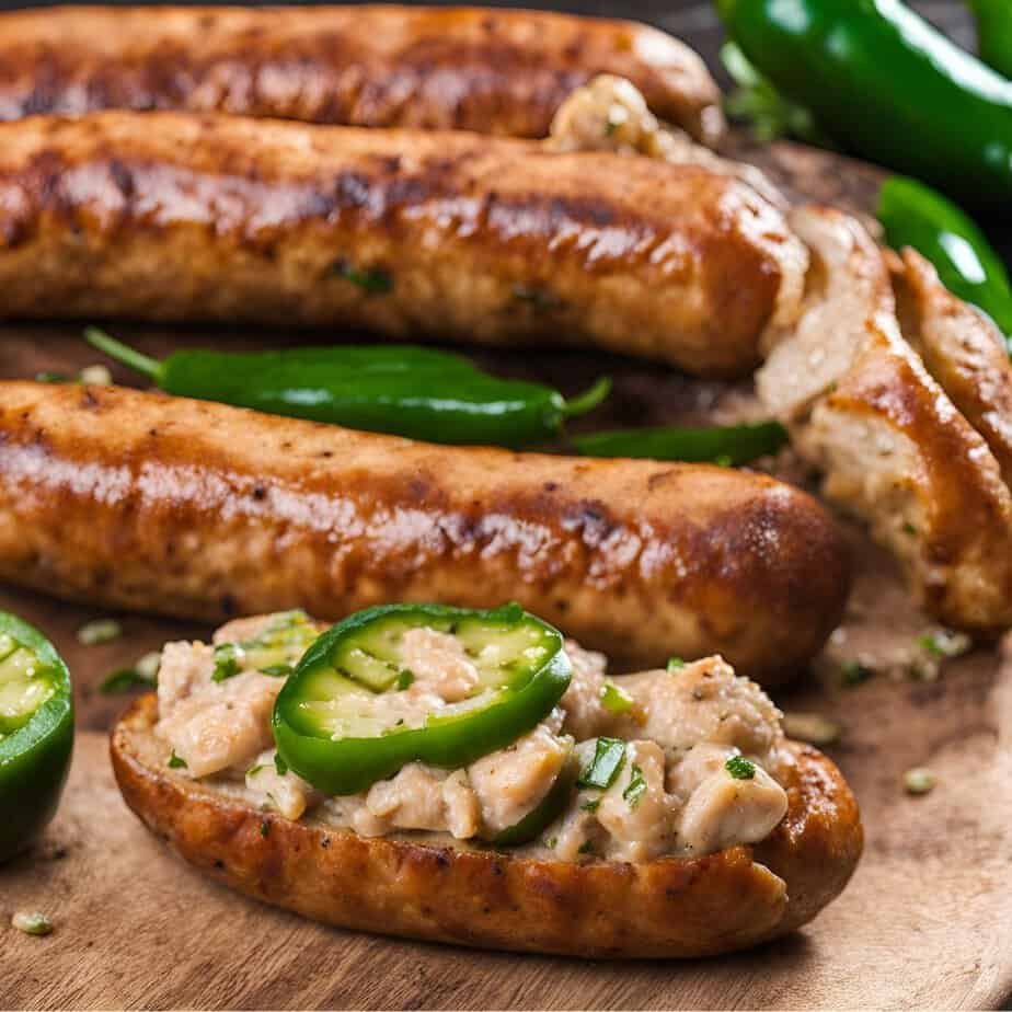 Chicken sausage jalapeno