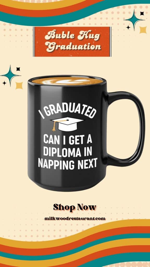 Graduation coffee mug 15oz black -diploma in napping - graduation gifts party ideas graduation announcement gifts high school graduation gifts college graduation degree