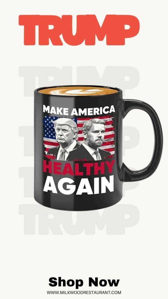 Politics trump coffee mug 11oz black -make america healthy again - funny trump 2024 gag gift for replubican liberal politician president biden maga fellow election usa patriotic