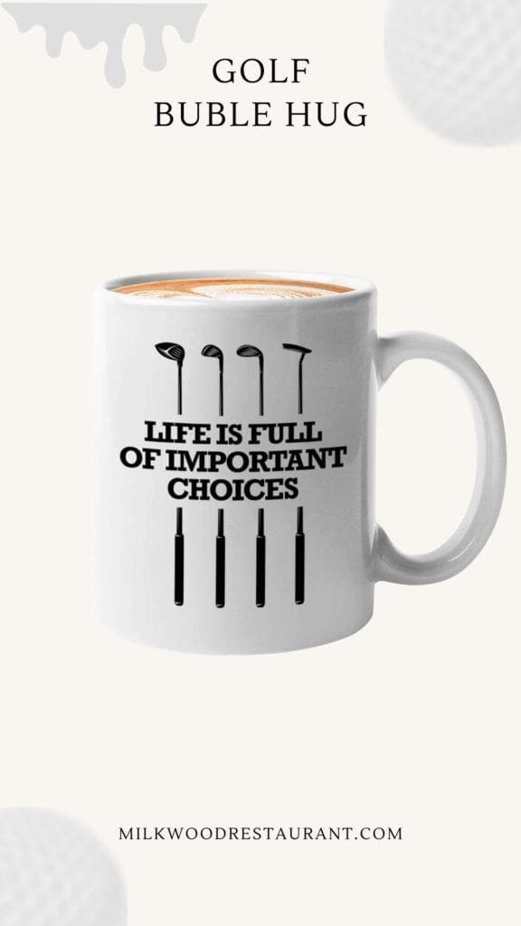 Golf quote mugs