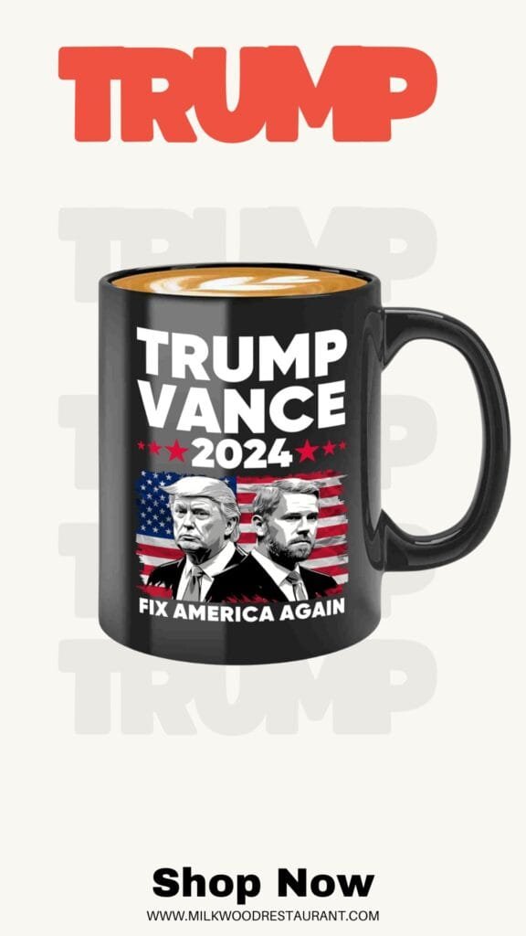 Politics trump coffee mug 11oz black -fix america again - funny trump 2024 gag gift for replubican liberal politician president biden maga fellow election usa patriotic