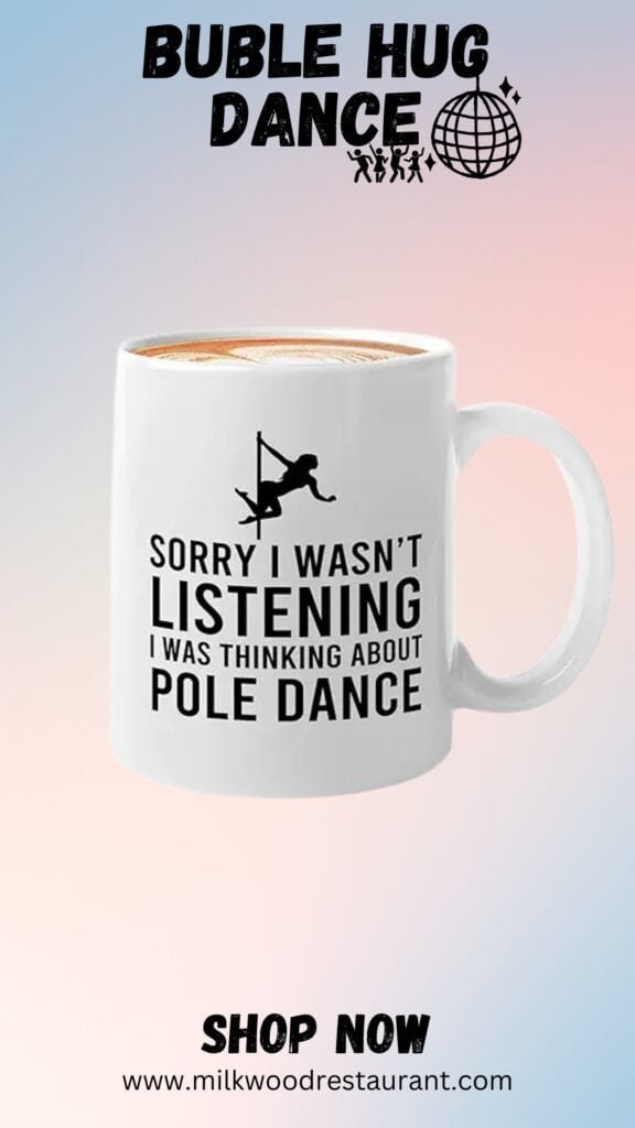 Hobby coffee mug 11oz white -thinking about pole dancing - pole dancing gift pole dance lover dance enthusiast fitness dance gift gift for pole dancer aerial arts gift