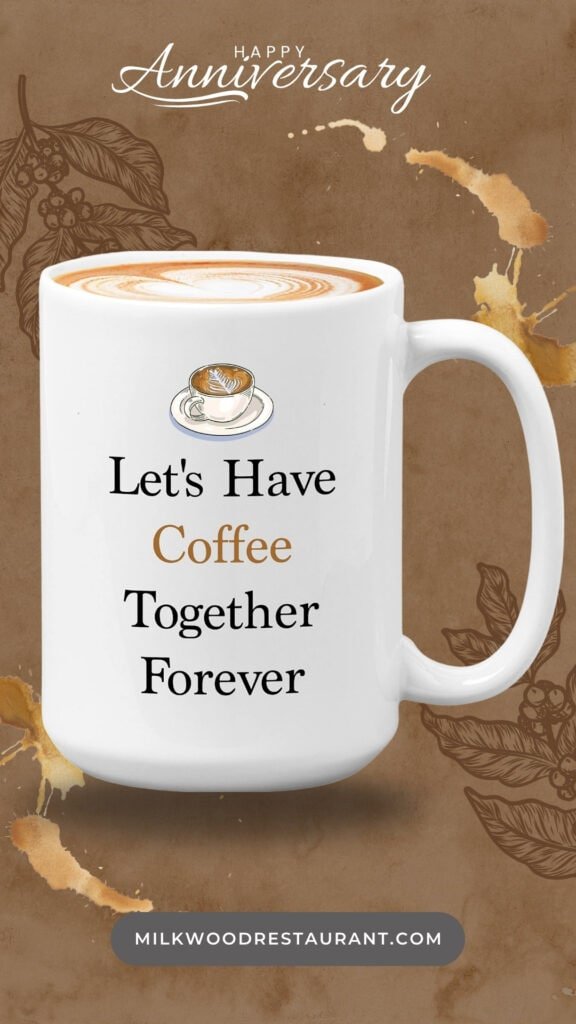 Bubble hugs anniversary coffee mug 15oz white - let's have coffee together

note: products with electrical plugs are designed for use in the us. Outlets and voltage differ internationally and this product may require an adapter or converter for use in your destination. Please check compatibility before purchasing.