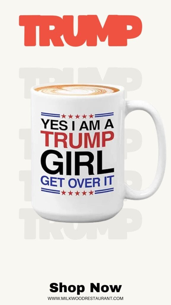 Politics coffee mug - i'm a trump girl get over it - donald trump politicians president american usa republicans party vote 15oz white