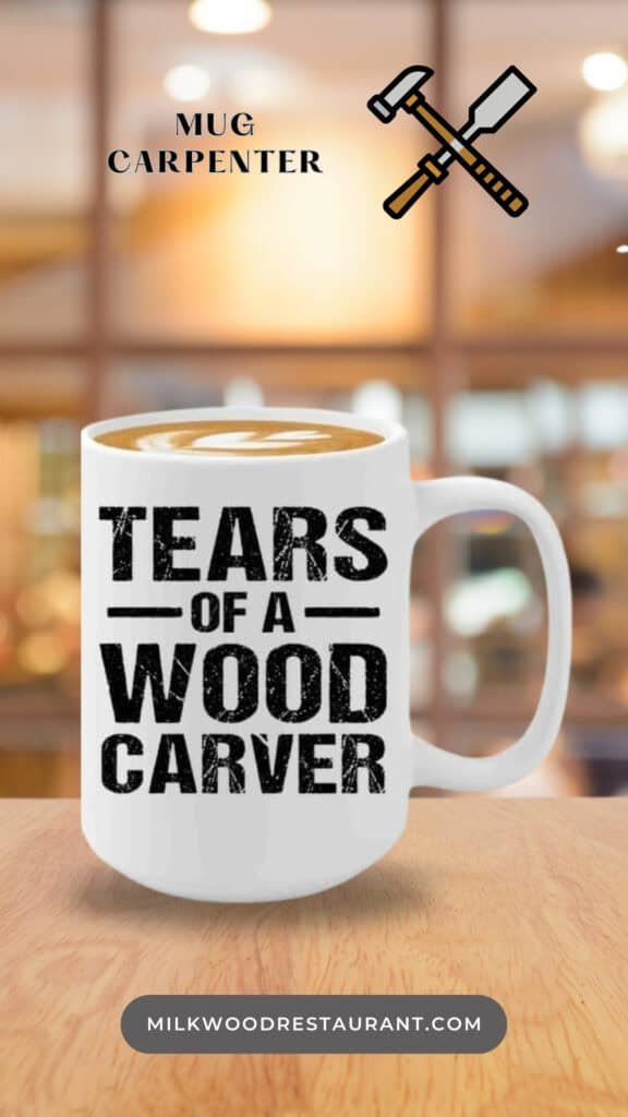 Woodworker Coffee Mug 15oz White -Tears Of Wood Carver - Carpenter Handyman

A PRESENT TO YOUR SOMEONE SPECIAL --- Our woodworking mug is a perfect gift especially if they love taking their morning coffee on the commute or on-the-go. Be it for your brother, sister, mom, dad, grandpa, grandma, best friend, boyfriend, girlfriend, son, daughter, fiance, husband, wife, in laws, cousins, aunts, uncles, boss, coworkers, him or her, you can also give this coffee mug to anyone and see them enjoy their happiness!