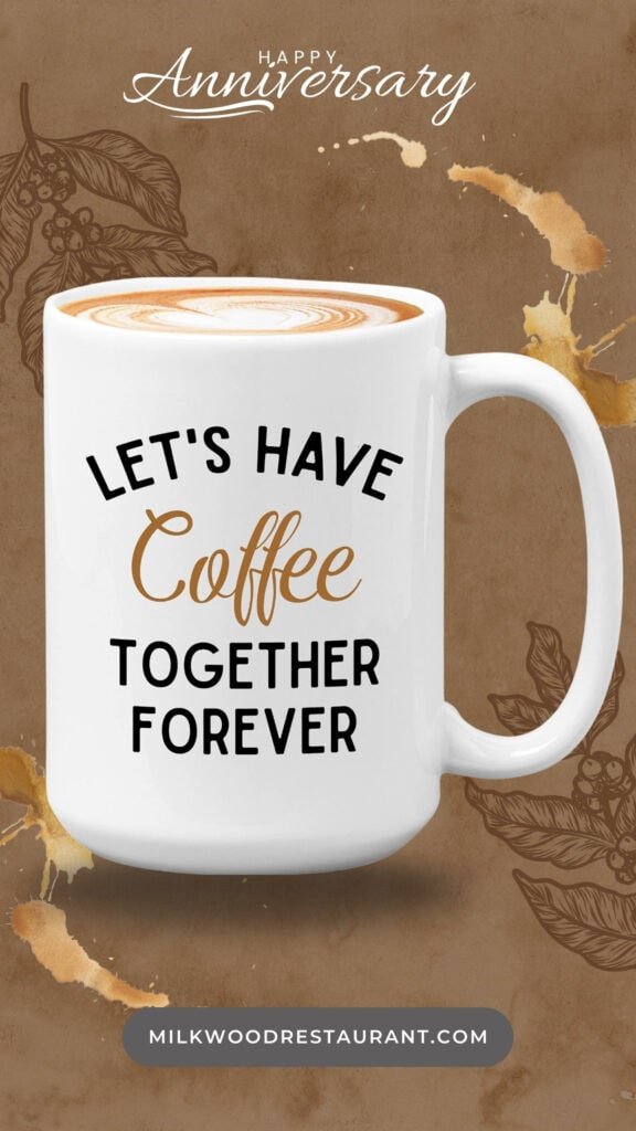 Bubble hugs anniversary coffee mug 15oz white - let's have coffee together

note: products with electrical plugs are designed for use in the us. Outlets and voltage differ internationally and this product may require an adapter or converter for use in your destination. Please check compatibility before purchasing.