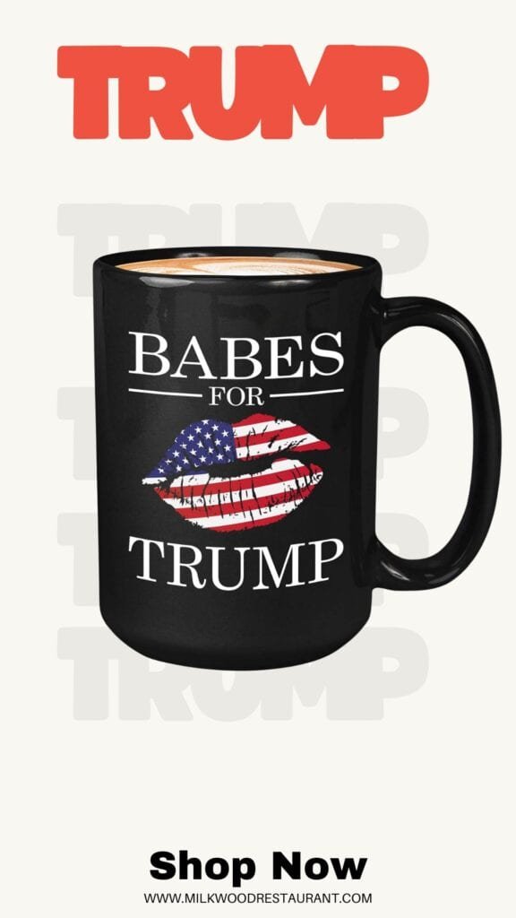 Bubble hugs politics coffee mug - babes for trump - politicians president american usa republicans presidential election candidate 15oz black