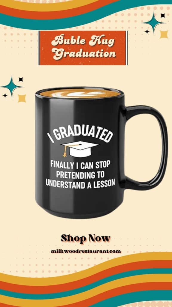 Graduation coffee mug 15oz black -i can stop - graduation gifts party ideas graduation announcement gifts high school graduation gifts college graduation degree