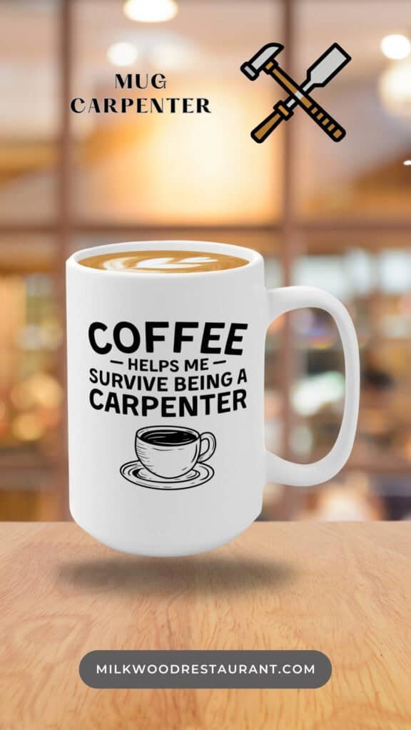 Carpenter Coffee Mug 15oz White -being a carpenter - Carpenter Gift Appreciation Carpenter Mug 

A PRESENT TO YOUR SOMEONE SPECIAL --- Our congratulations to coworker mug is a perfect gift especially if they love taking their morning coffee on the commute or on-the-go. Be it for your brother, sister, mom, dad, grandpa, grandma, best friend, boyfriend, girlfriend, son, daughter, fiance, husband, wife, in laws, cousins, aunts, uncles, boss, coworkers, him or her, you can also give this coffee mug to anyone and see them enjoy their happiness!