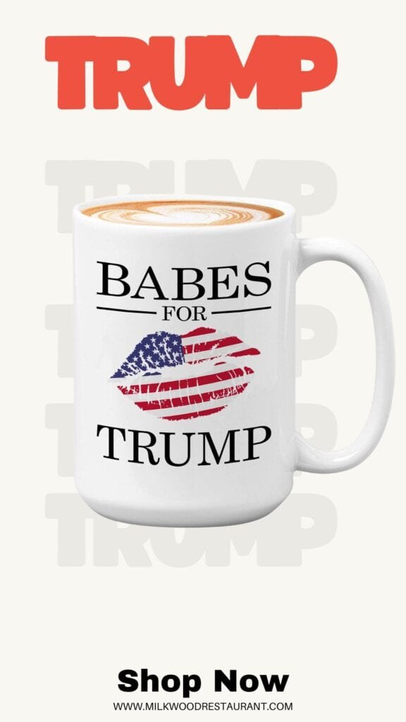 Bubble hugs politics coffee mug - babes for trump - politicians president american usa republicans presidential election candidate 15oz black