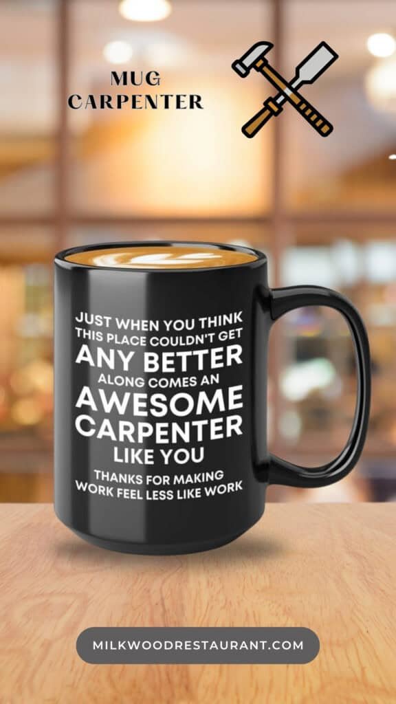 Job Appreciation Coffee Mug 15oz Black - Carpenter like you - Carpenter Mug

A PRESENT TO YOUR SOMEONE SPECIAL --- Our congratulations to coworker mug is a perfect gift especially if they love taking their morning coffee on the commute or on-the-go. Be it for your brother, sister, mom, dad, grandpa, grandma, best friend, boyfriend, girlfriend, son, daughter, fiance, husband, wife, in laws, cousins, aunts, uncles, boss, coworkers, him or her, you can also give this coffee mug to anyone and see them enjoy their happiness!