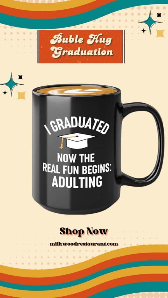 Graduation coffee mug 15oz black -the real fun - graduation gifts party ideas graduation announcement gifts high school graduation gifts college graduation degree