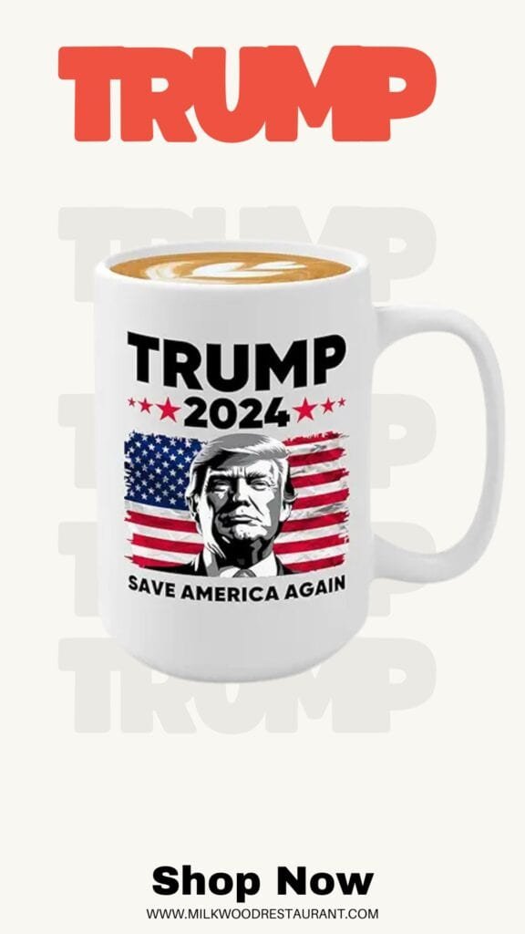 Politics coffee mug 15oz white -save america again - trump supporter republican election usa copa america 2024 patriotic americans political democratic party presidential government