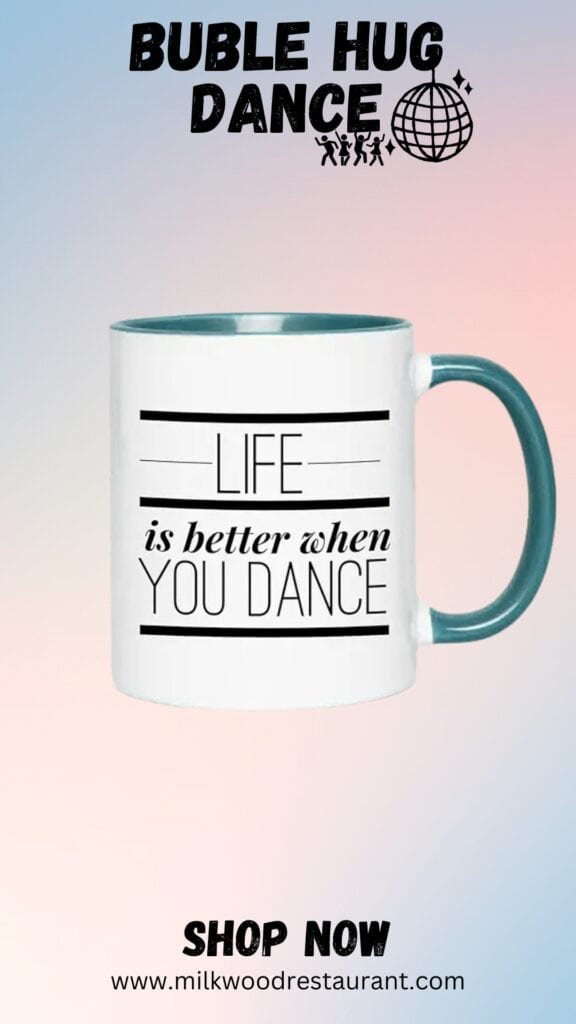 Dance two tone green edition coffee mug 11oz - better when dancing - unique dance teacher idea for pole dancers ballroom dancer zumba party people