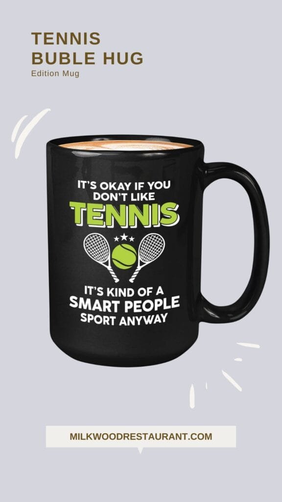 Tennis quote mugs