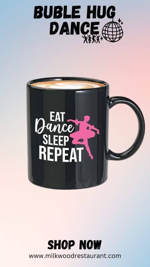 Ballerina mug black 11oz mug black 11oz - eat dance sleep - ballerina ballet dancer dancing artist performance arts