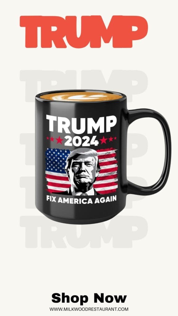 Politics coffee mug 15oz black -fix america again - trump supporter republican election usa copa america 2024 patriotic americans political democratic party presidential government