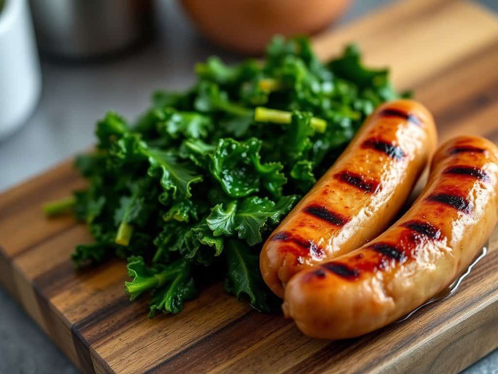 Publix chicken sausage with kale for healthy meals