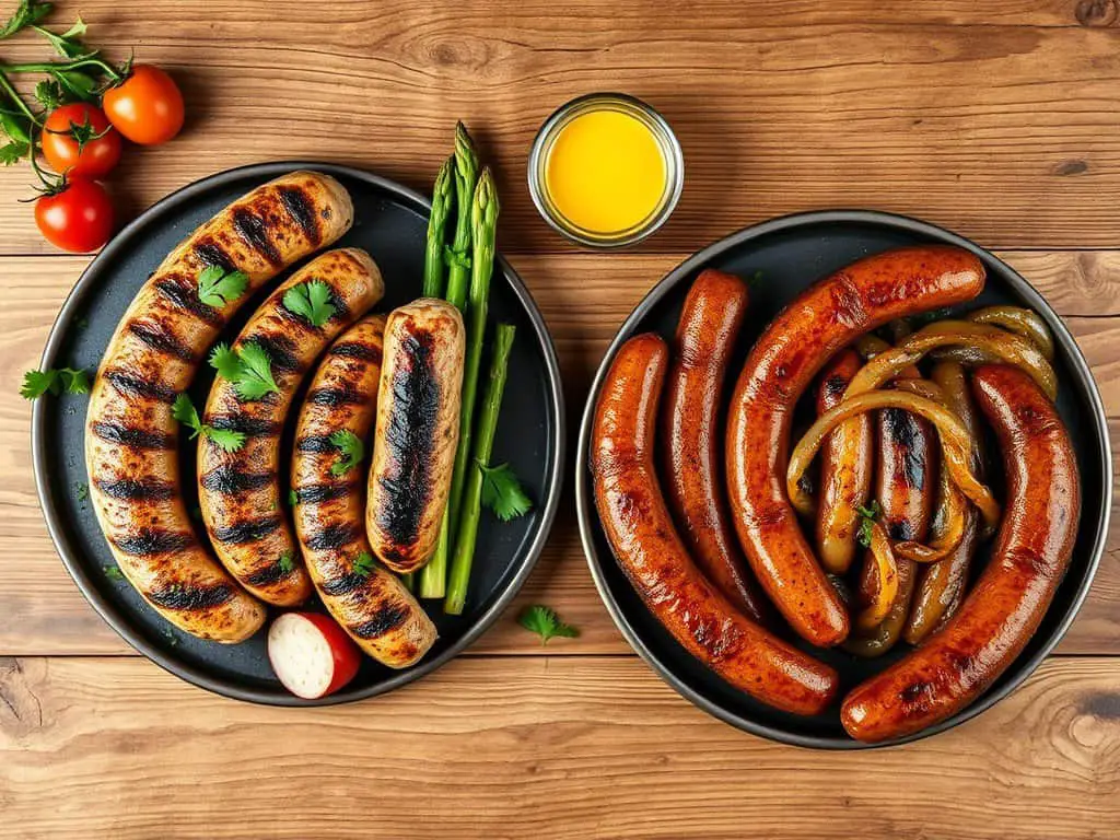 Chicken sausage vs pork sausage nutrition