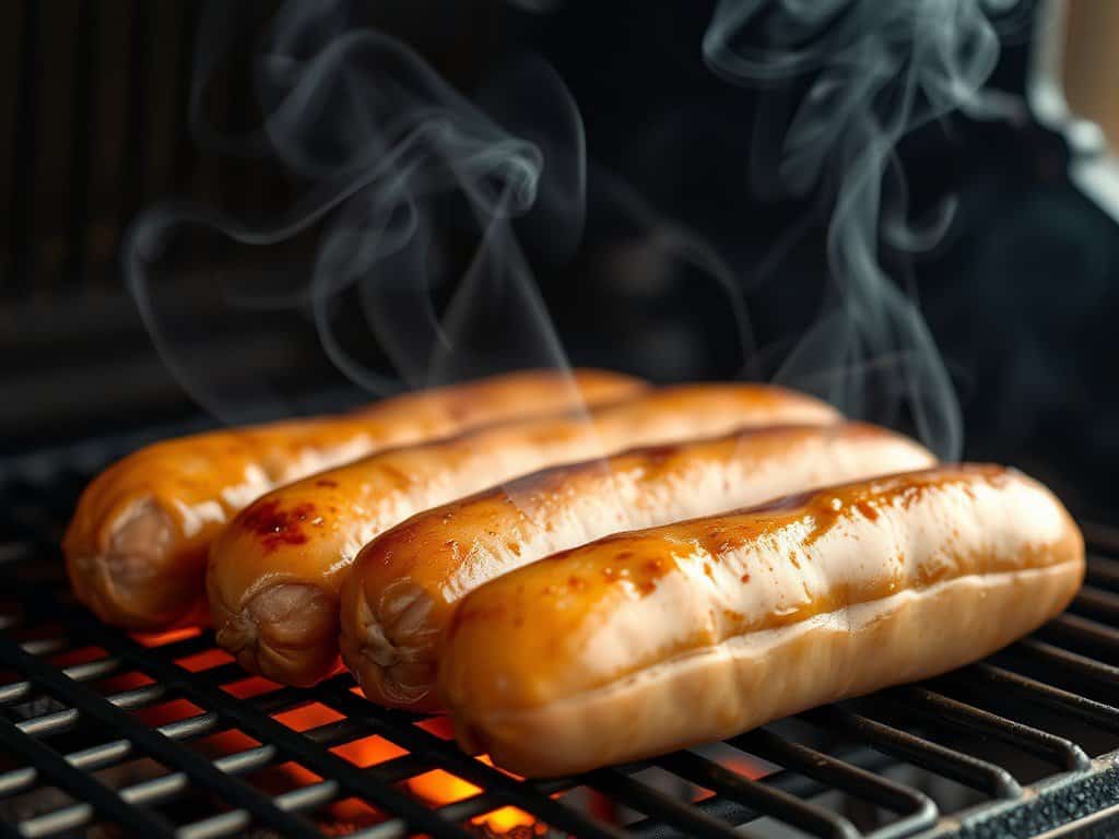 How long to smoke chicken sausage at 225